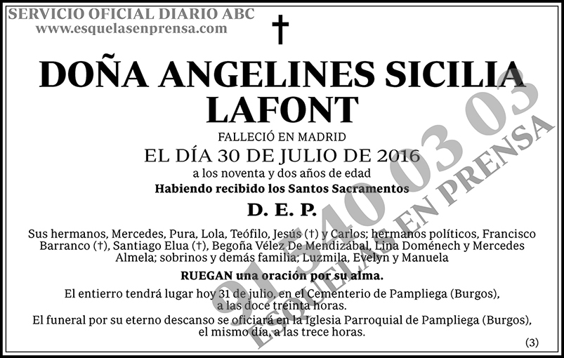Angelines Sicilia Lafont